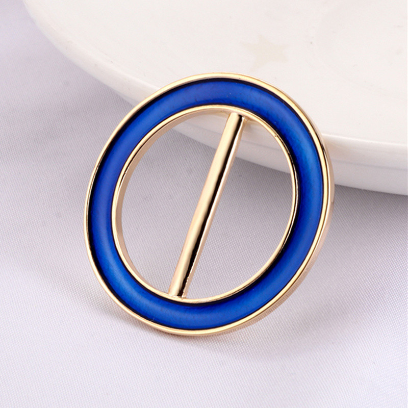 Broches rondes en soie pour foulard, broches ovales pour femmes, porte-écharpe rond, accessoires de bijoux