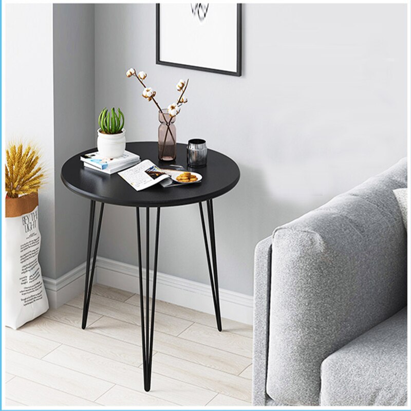 coffee table Living room furniture Side table modern Home iron coffee tables simple light luxury Nordic sofa round corner table