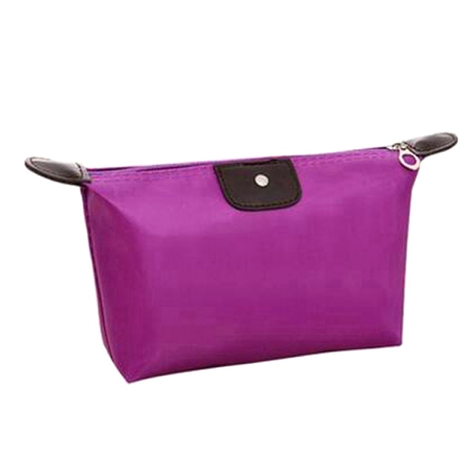 10 Color Dumpling Makeup Bag Solid Color Polyester Cosmetic Bag Around Soft Portable Korean Version Make Up Bag: 2