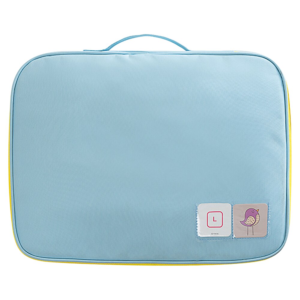 Multifunctionele Reizen Opbergtas Bagage Bagage Organizer Met Tekenen Camping Reizen Hotel Opbergtas Pouch Opbergtas: Sky blue