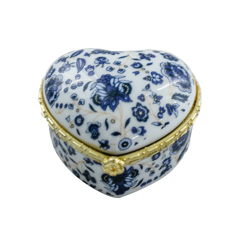 ceramic jewelry box healing system retro ceramic Ornaments box jewelry box necklace storage box cosmetic store CL101506