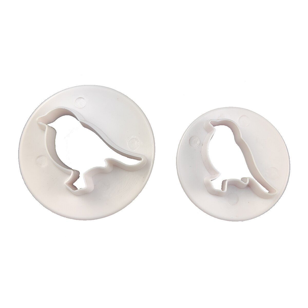 Moules à biscuits, cloche de noël, pâques, lapin oiseau, biscuits, bricolage, chocolats, gaufrage de gâteaux, outils de cuisson, 2 pièces: bird