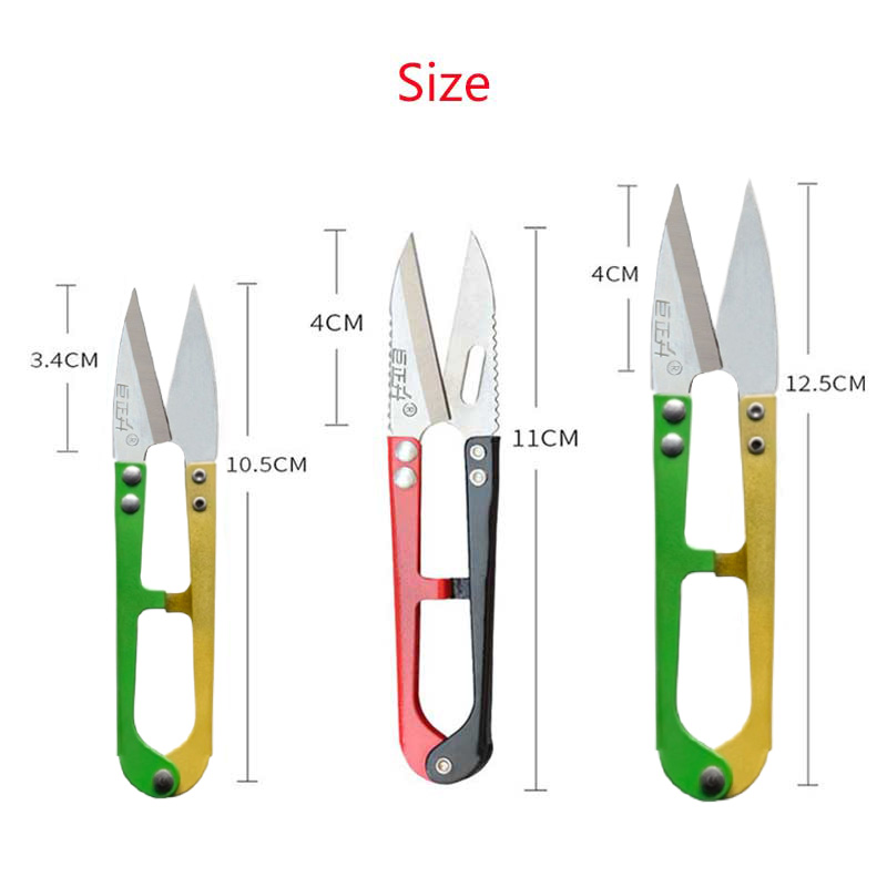 Garen Schaar U Vorm Naaien Clippers Voor Handwerken Vislijn Scharen Kleermaker Schaar Borduren Craft Supplies Snijgereedschap