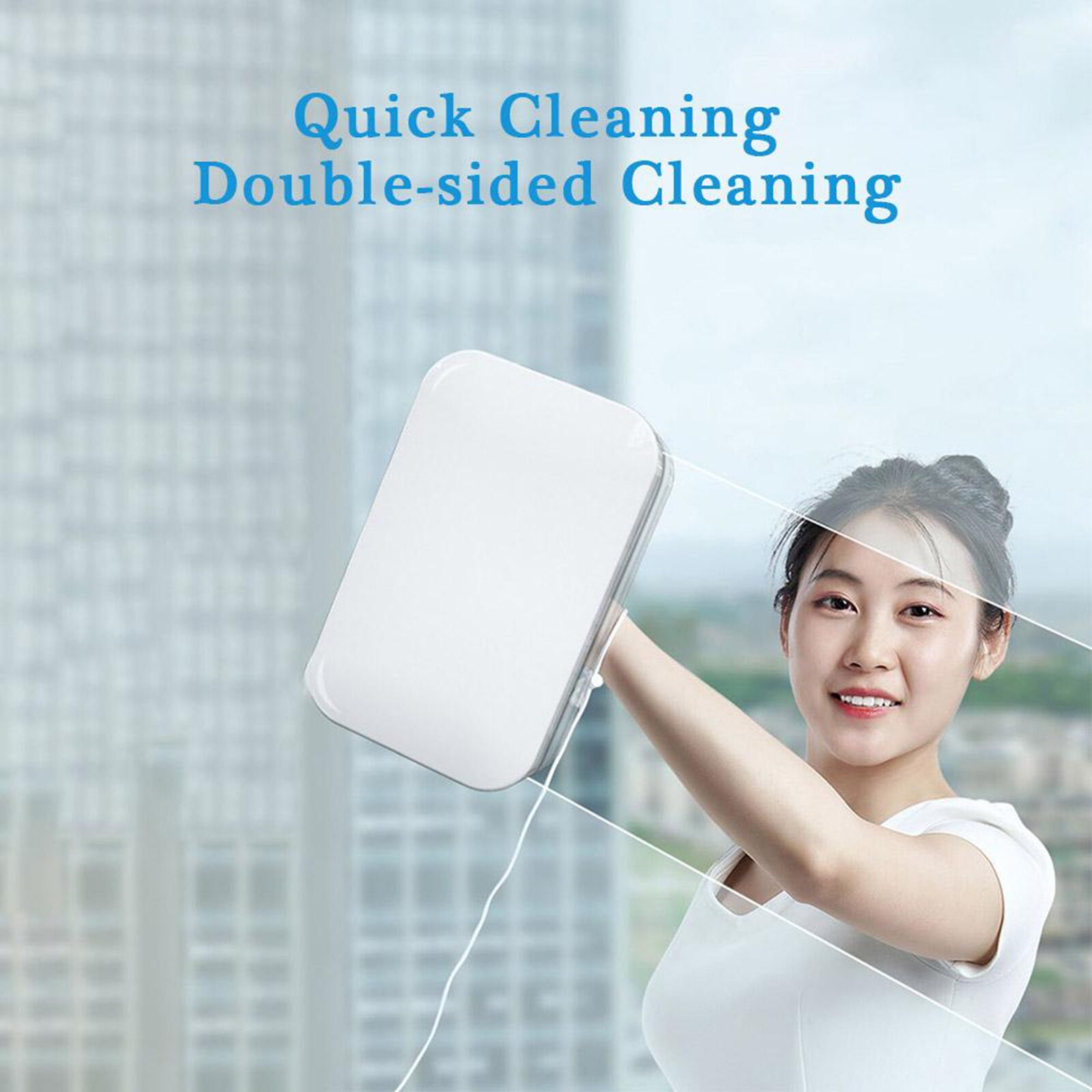 Double-Sided Magnetic Window Wiper Cleaners Household Cleaning Bursh Windows Cleaner for Home Window Cleaning Accessories