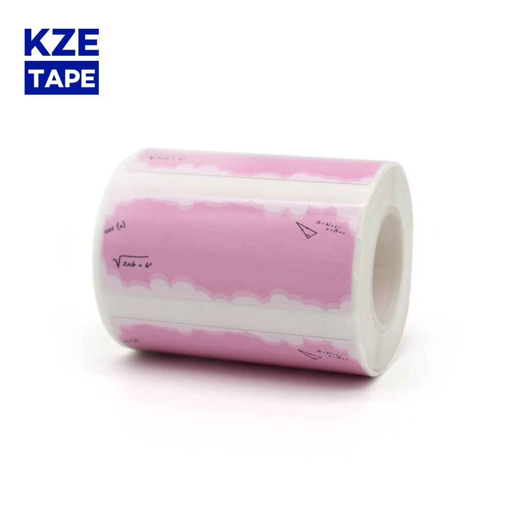 Kze-rollo de etiquetas térmicas para impresora de etiquetas EQ11, cinta Washi de 50x20mm, tipo , pegatina para marcar