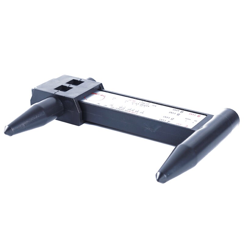 PCD Calliper Wheel Rim Bolt Pattern Sliding Measuring Tool Gauge Ruler 8 Holes PCD Ruler Lugs Hub Pitch Measurement Tool