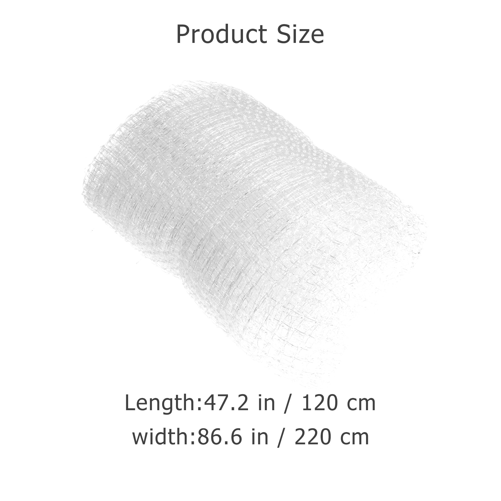 Red antisalto para acuario, cubierta protectora para pecera, malla transparente, 1m/1,2 m