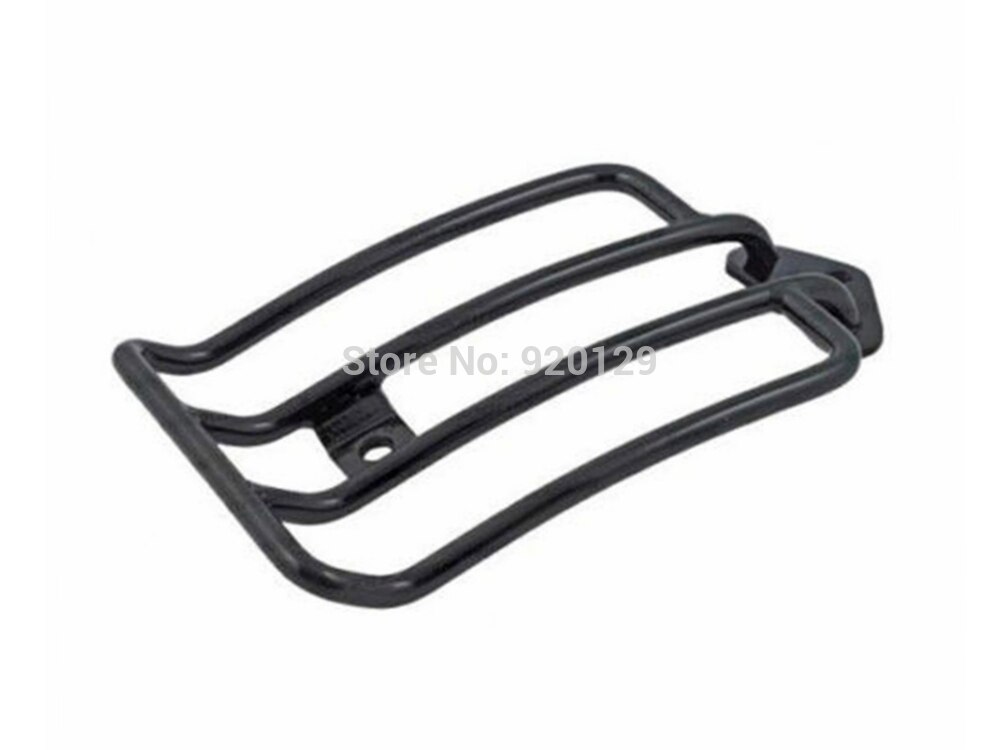 Porte-bagage pour Moto Harley Sportsters | Noir, siège arrière Solo, porte-bagages étagère XL 1200 Iron 48 883 1985-2003