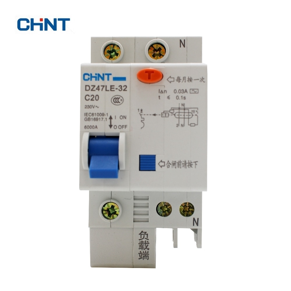 CHINT Earth Leakage Circuit Breaker DZ47LE-32 1P+N... – Grandado