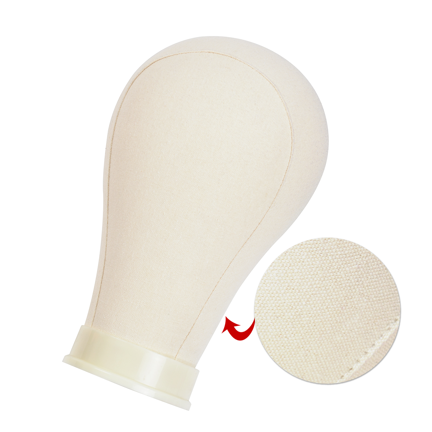 Canvas Block Head Set with Wig Head Stand Table Clamp for Making Wigs Mannequin Head Wig Accessories ﻿