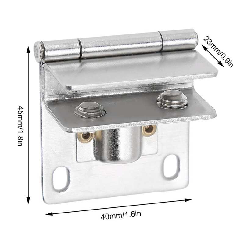 sliding door fittings Stainless Steel Glass Door Hinge Punch-free Clamp Clip Bracket S Unilateral Clip mechanism furniture