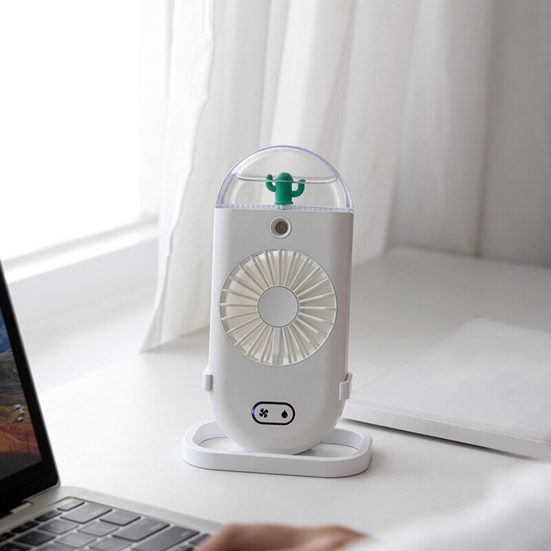 Water Mist Fan USB Rechargeable Portable Air Conditioning Office
