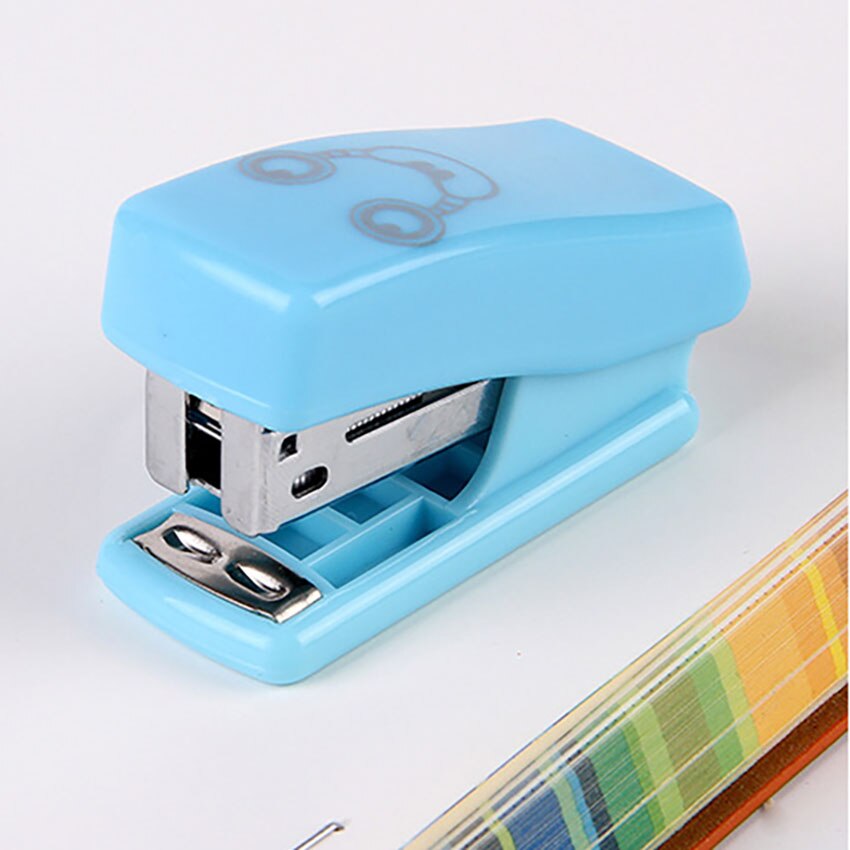 1 Set Portable Mini Stapler Staples Kit Binding 40 Sheets A4 Paper Stapler Machine, 1000pcs 24/6 Staples Stationery Supplies