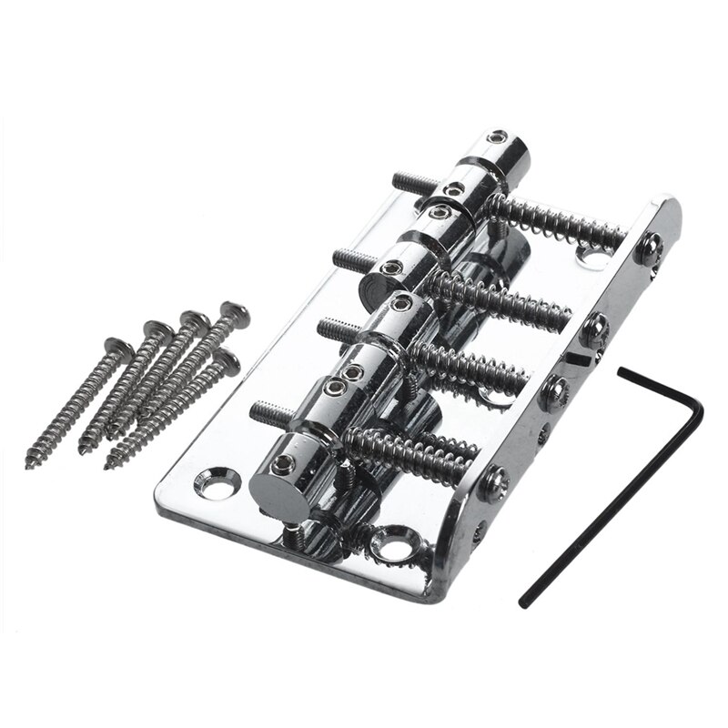 1SET Bass Bridge Assembly For Vintage Jazz Bass &amp; 1X 3 Bands Active Passive Preamp Jazz Bass Control Plate Knobs