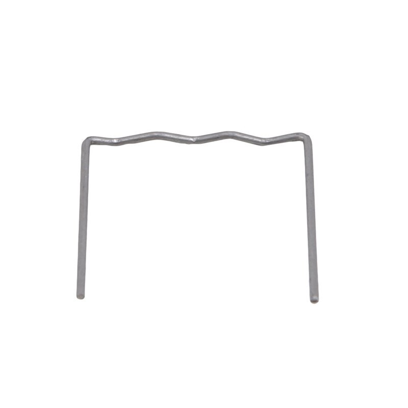 Stapler Thermal Staples Plastic Repair Kit 0.6mm 0.8mm Semi Wave Pre-Cut For Stapler Car Bumper Plastic Welding: Flat angle 0.6mm