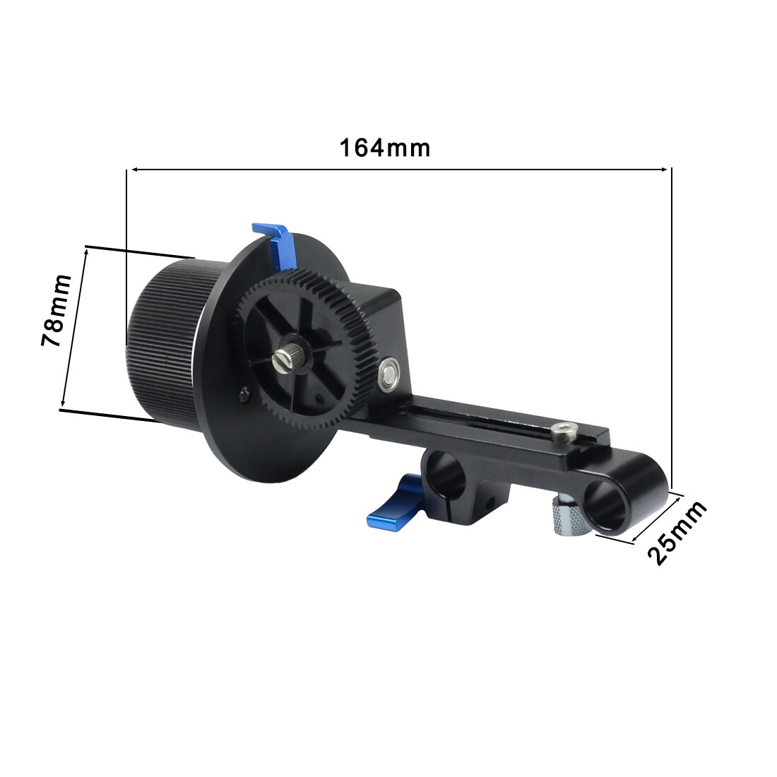 Follow Focus Met Gear Ring Riem Voor Canon En Andere Dslr Camera Camcorder Dv Video Past 15Mm Staaf Film making Systeem