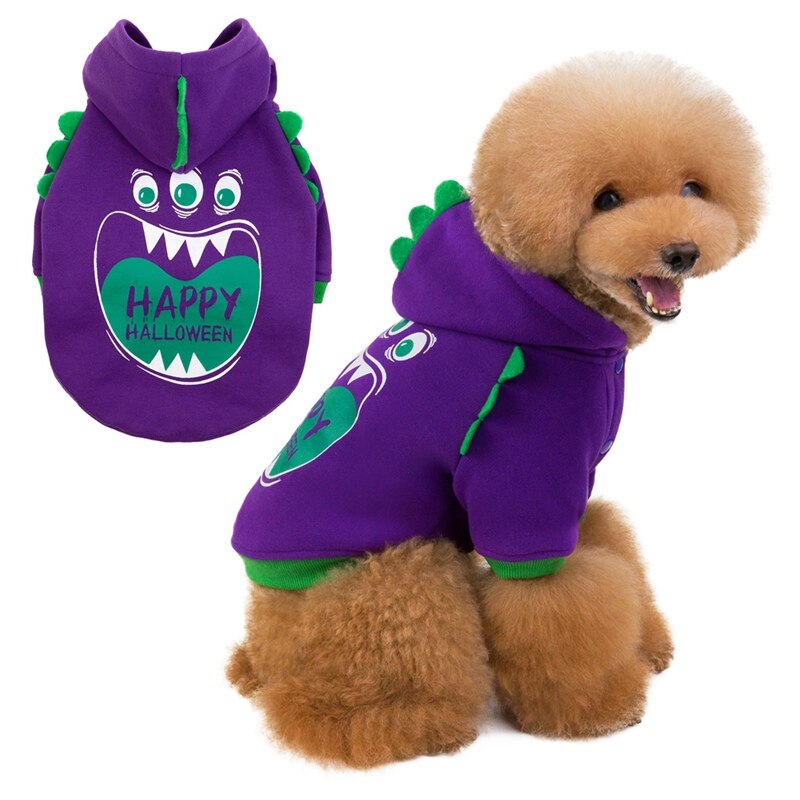 Grappig Cosplay Halloween Carnaval Kostuum Voor Honden Kleding Voor Kleine Hond Jas Winter Warm Puppy Outfit Pet Supply