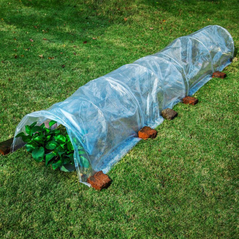 Agricultural Garden PE Greenhouse Plants Frame Protector Roof Panels Hothouse Warm Room Cover Plant Cover 5 Meters Length