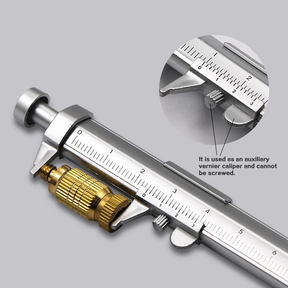 Caliper Ballpoint Pen Precision Dial Ball-Point Plastic Vernier Accessories Metric Gauge Shock-Proof Vernier Caliper Pen