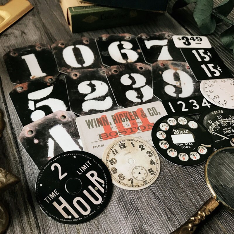 Junkjournal Steampunk Paper STEAMPACK Craft Paper DIY Scrapbook Retro Hand Tent Decoration Paper