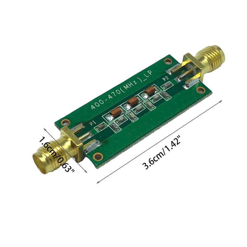 896F Metalen 433Mhz Laagdoorlaatfilter Lpf Over 50dbc Harmonische Onderdrukking Vermogen