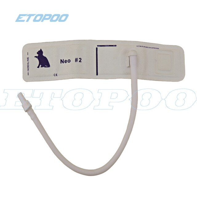 Veterinary Blood Pressure Cuff of Patient Monitor All Size Elephant Horse Dog Cat and Mouse for Small Animals with Single Tube: cat