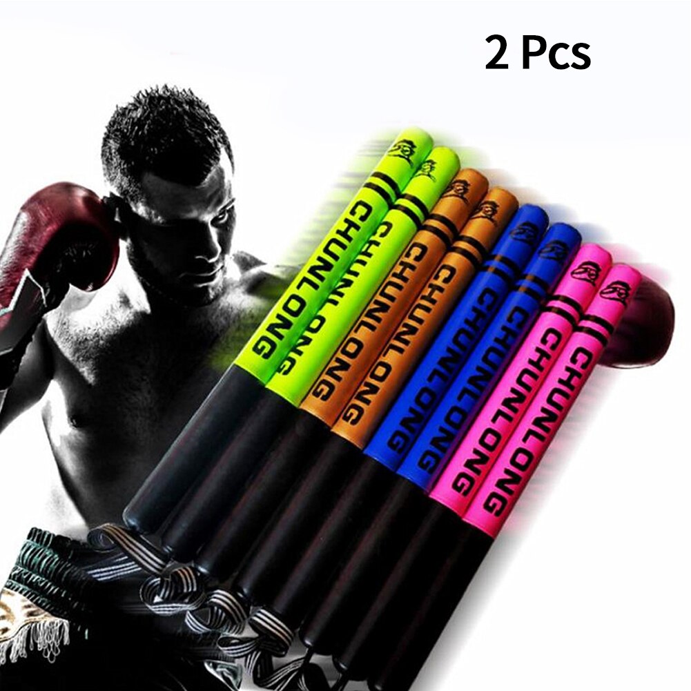 2pcs Punching Pads PU Leather Target Agility Coordination Durable Boxing Flexibility Speed Reaction Training Sticks Muay Thai
