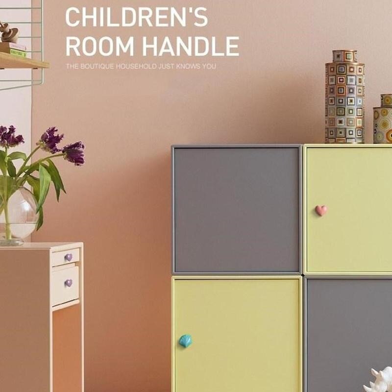 Schattige meubeldeurgreep schuifraam kunststof kast keukenknoppen handgrepen ponsvrije lade zelfklevende hardware hand  c2 o 3