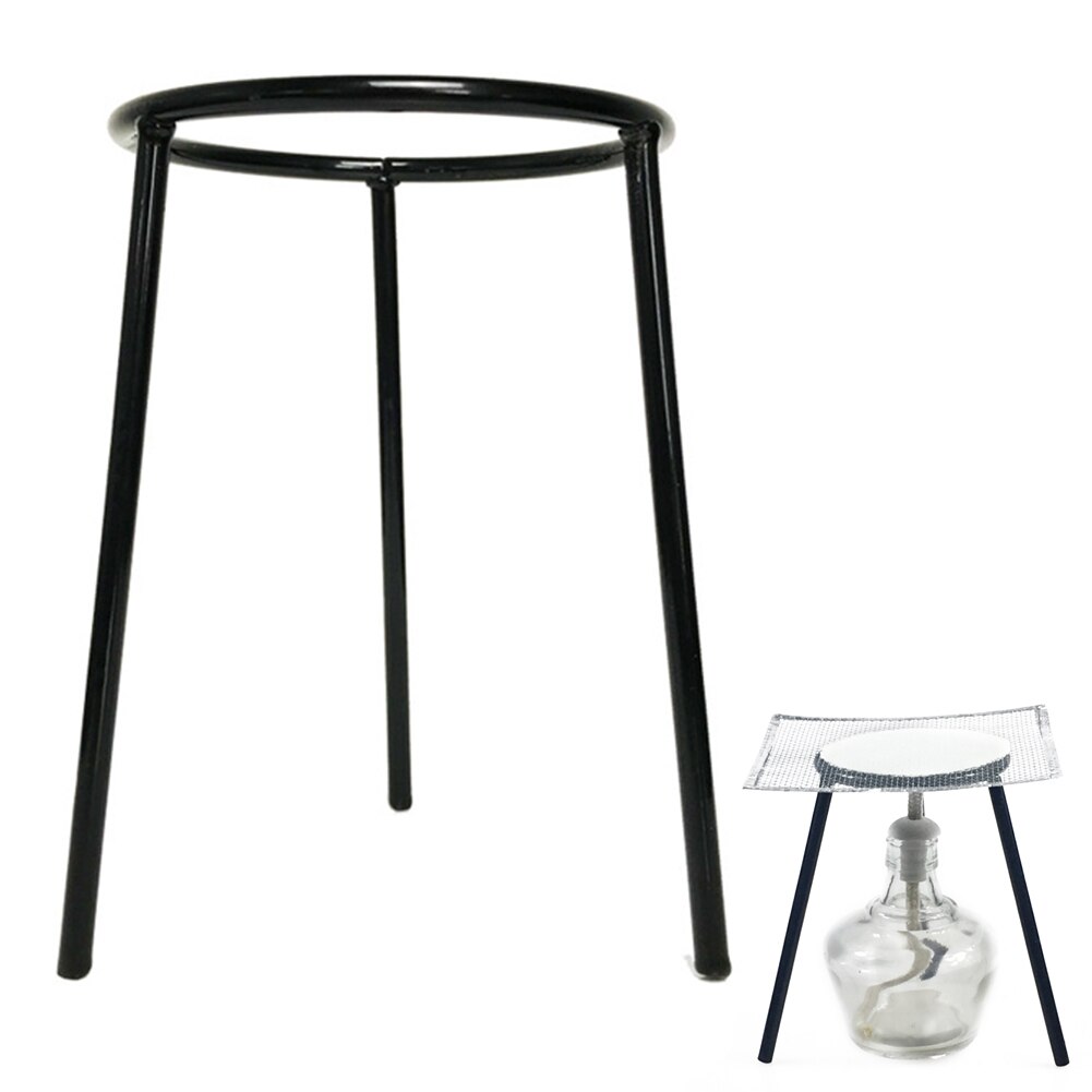 School Durable Lab Tripod Heating Educational Burner Apparatus Support Alcohol Lamp Stand Chemistry Equipment Beaker Cast Iron