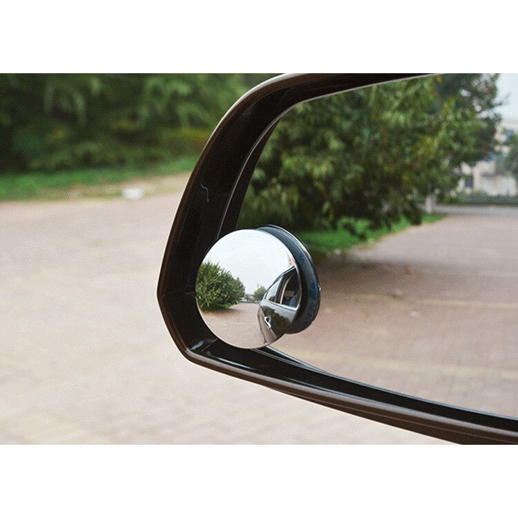360 Graden Hd Dodehoekspiegel Voor Auto Reverse Frameloze Ultradunne Groothoek Ronde Convex Achteruitkijkspiegel Auto-accessoires
