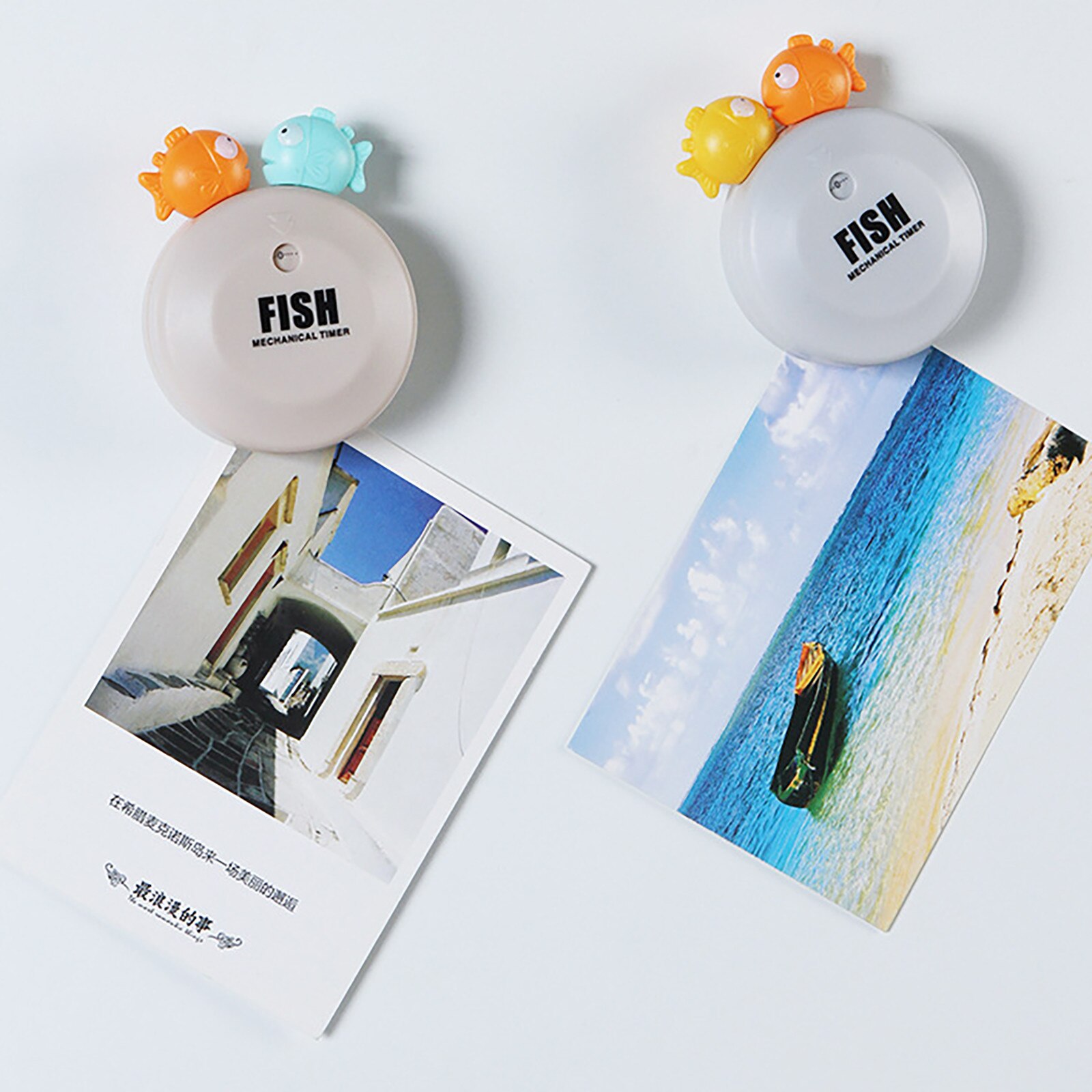 T# Rotating Cute Time Manager Bubble Fish Timer Mechanical Reminder Timer Mechanical Round Countdown Magnetic Clock Timer