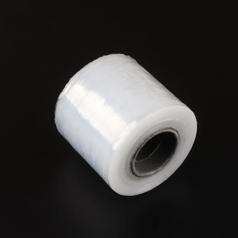 Film d'emballage transparent pour scelleuse en plastique industrielle, enroulement à main durable, rond commandé, 1 rouleau, 3 cm, 5 cm, 8 cm, 10cm, 150m