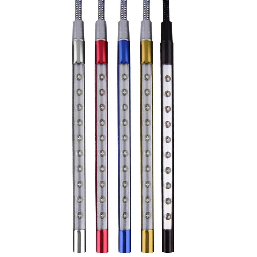 Mini Flexible 10 LEDs USB Light Computer Reading Lamp for Notebook Laptop Computer Desktop PC Keyboard