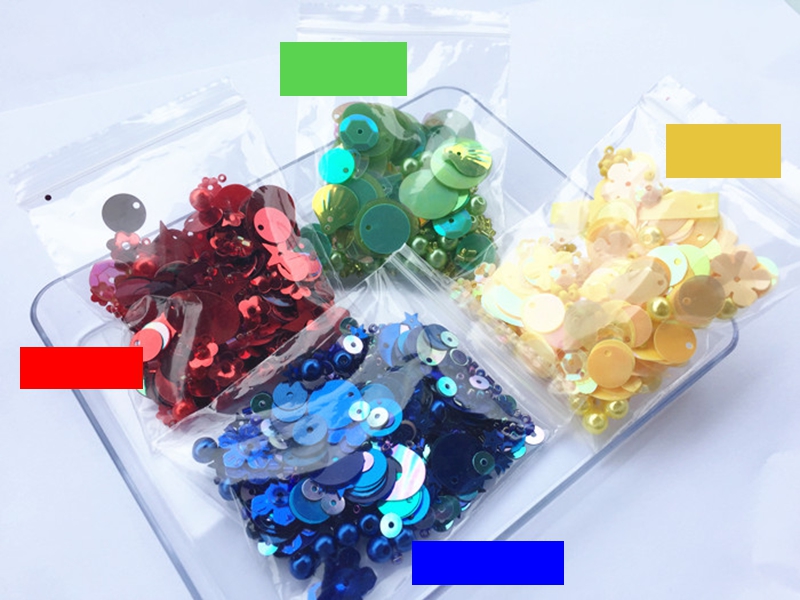 Kralen 2mm + Parel 6mm Pailletten Platte Ronde PVC Vormige Losse Pailletten voor Ambachten Paillette Naaien Decoratie DIY accessoire Lentejuelas