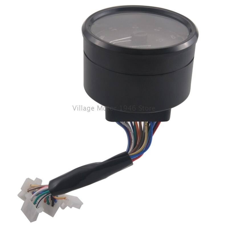 Motorfiets Digitale Meter 8-18V Universele Lcd Digitale Motorfiets Snelheidsmeter Multifunctionele Voor 2-4 Cilinders cafe Racer