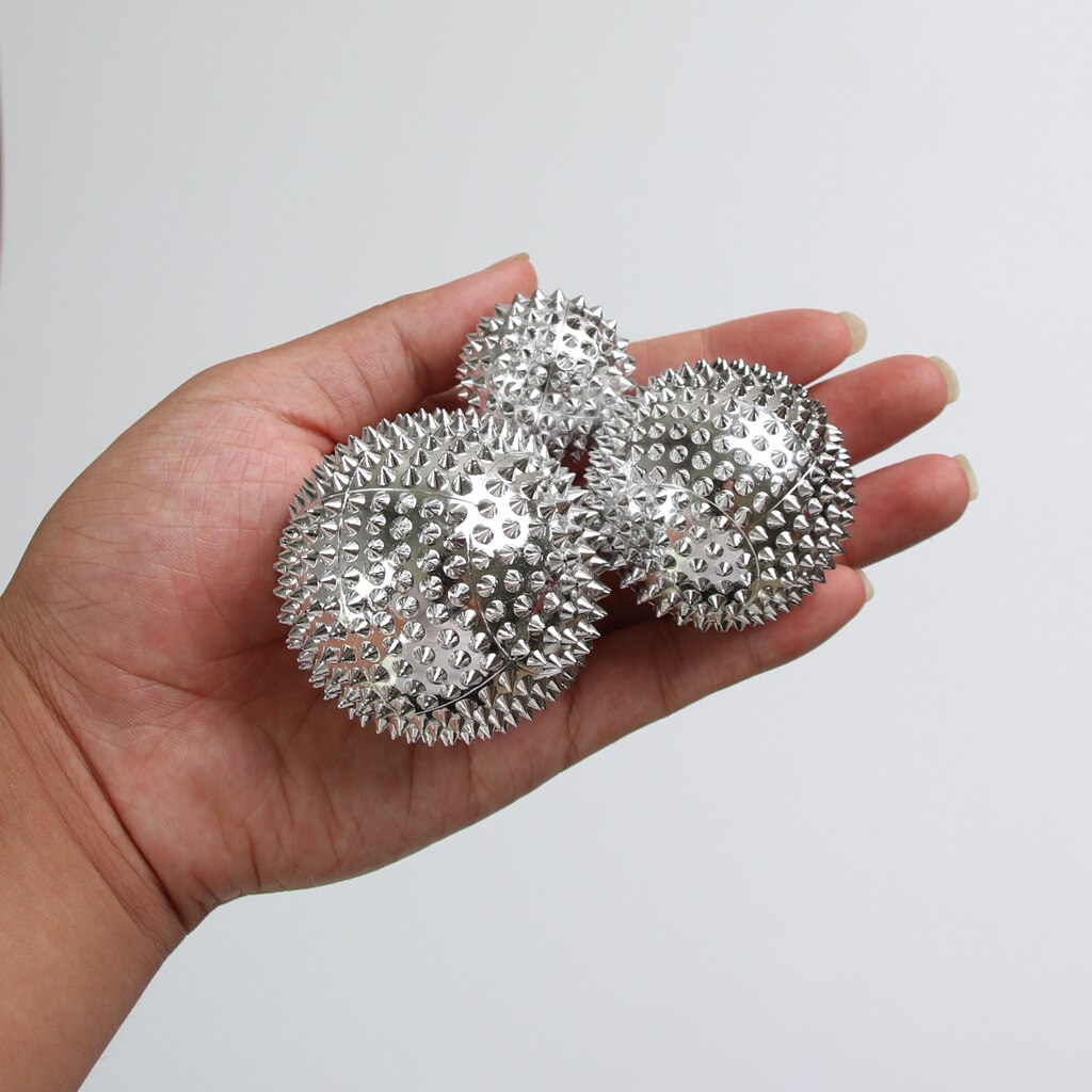 3x Palm Massage Balls Trigger Point Acupressure Ball For Body Parts