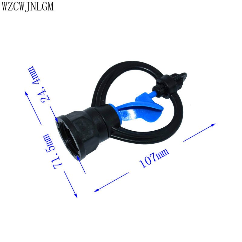 Garden Irrigation Female G3 / 4 Sprinkler Connector 360 Degree Irrigation Sprayer Ground Connector Parts 1 pcs