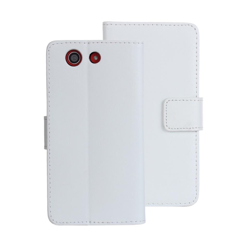 Pu nahkakotelo sony xperia  z3 compact  d5803 d5833 lompakkokotelolle retrosuojakotelo business capa fundas gg: Valkoinen / Kotelo ja lasikalvo