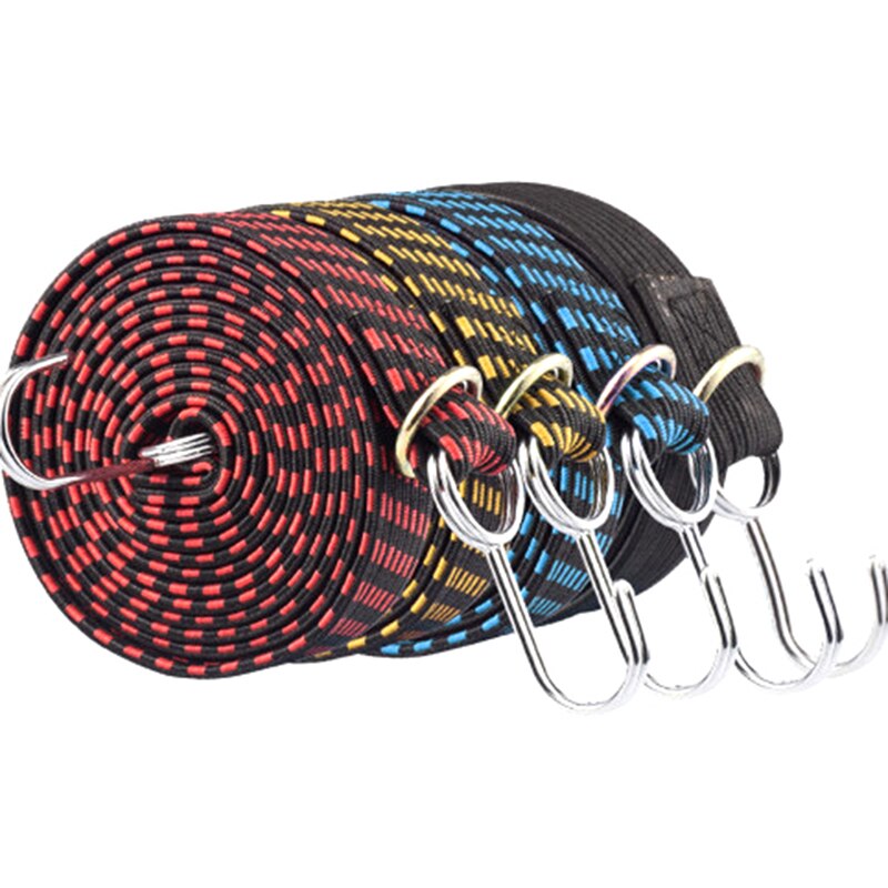 1m elastik gummi bagage rep sladd krokar cyklar rep slips cykel bagage tak rack rem fastband krok cykeltillbehör