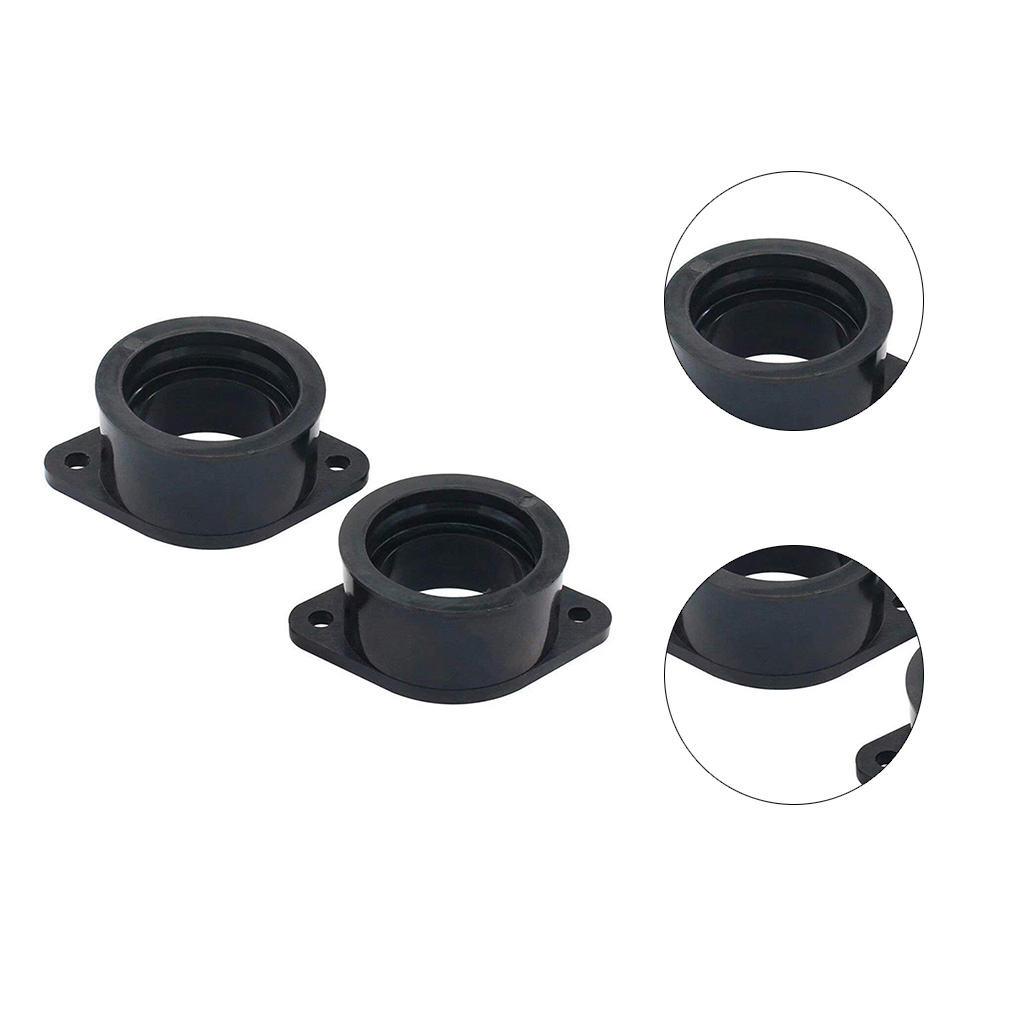 2 uds reemplazo para 74-75 Kawasaki KZ400 arranque de colector de admisión de carburador junta de carburador aislante de la motocicleta