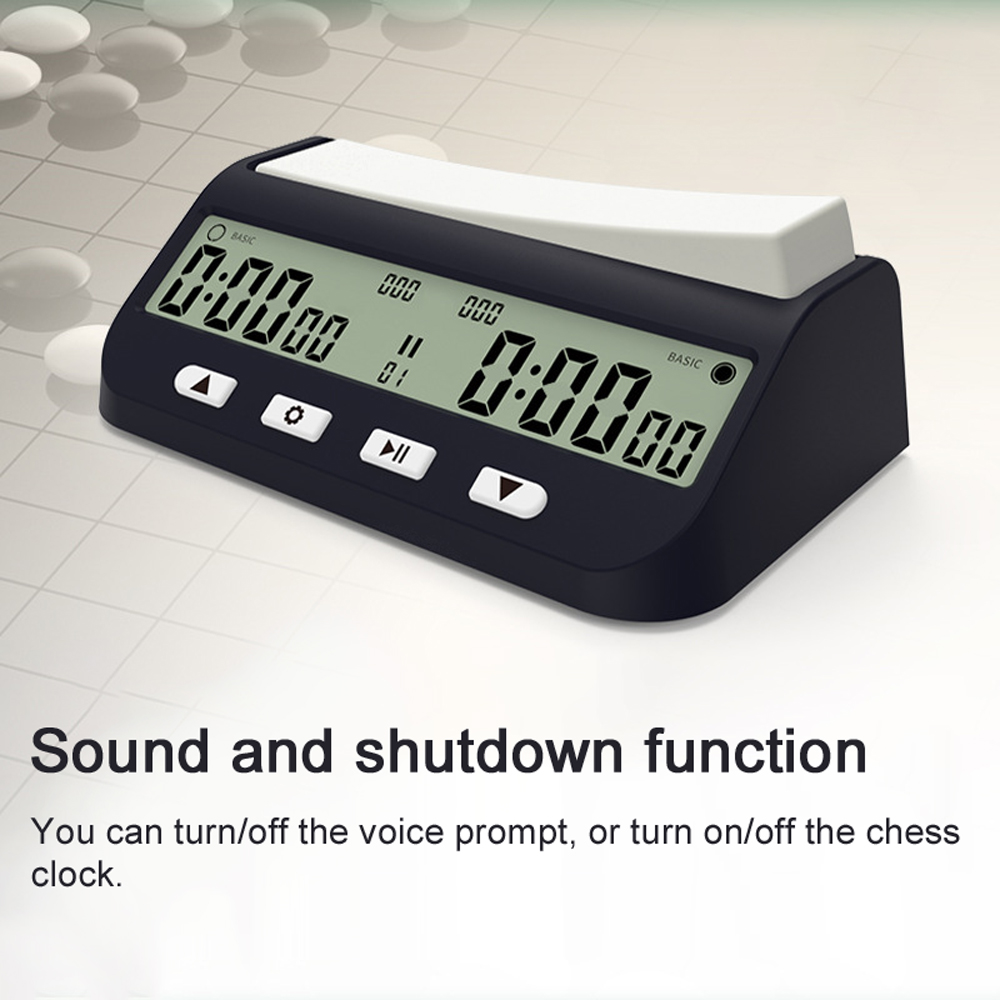 Beruf elle Schachuhr multifunktion Ale Digitaluhr genaue Zählung Countdown Timer Brettspiel Stoppuhr