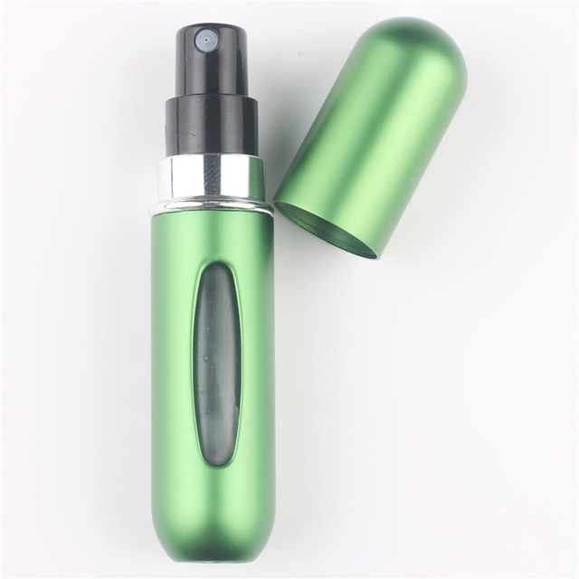 5ml Portable Mini Aluminum Refillable Perfume Bottle With Spray Empty Cosmetic Containers With Atomizer For Traveler: 1