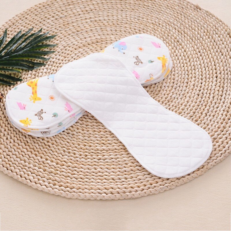 Cotton Material Baby Cartoon Animals Printed Diaper Six Layer Bamboo Eco Comfortable Random Pattern Diapers Nappy Baby Product