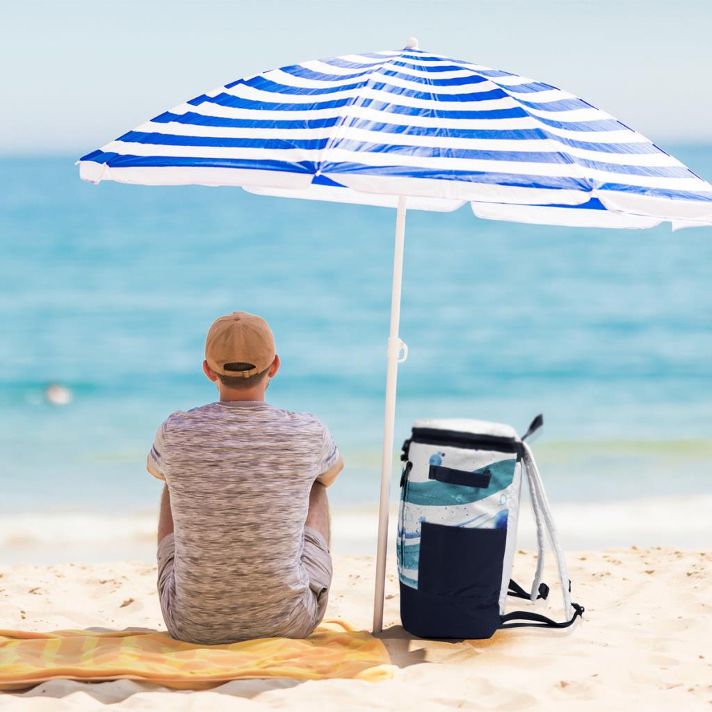 Anemoss Golven Geïsoleerde Koeler Rugzak Draagbare Thermische Voedsel Koelkast Bag Voor Camping Outdoor Lunch Case Waterdichte Stof