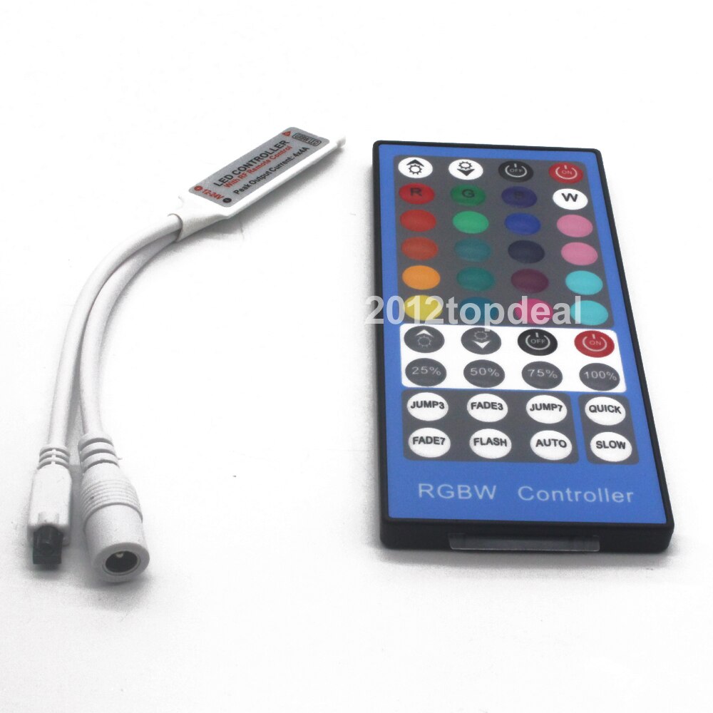 40key IR/RF RGBW LED controller 5 Pin 2A x 4 channel Dimmer For RGBW LED strip