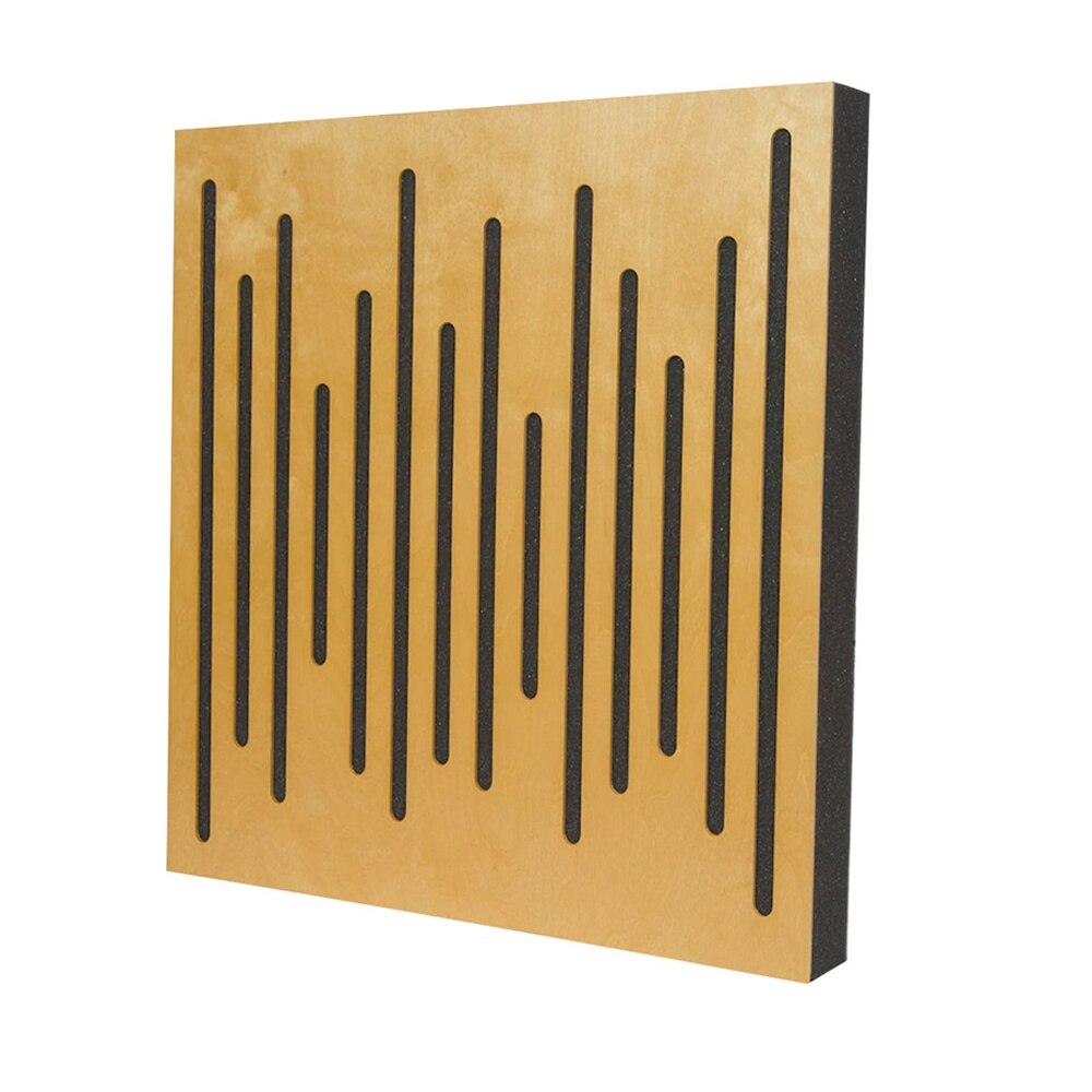 Akoestische Hout Diffuser 40*40 Akoestische Panel Studio Hout Diffuser Massief Houten Akoestische Geluidsabsorptie Lage Frequentie Val