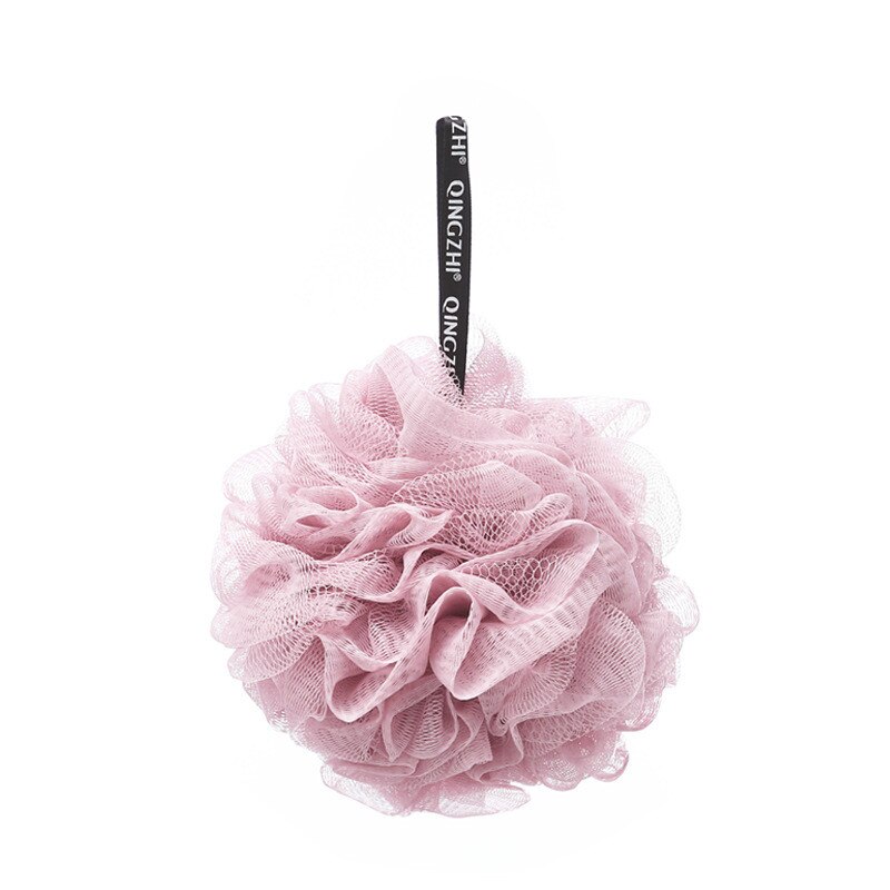 Bath ball super soft large color matching bath ball Korean bath ball rubbing back bath towel bath flower bath ball: Pink