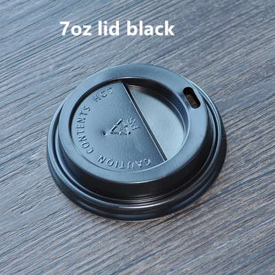 100pc/pack 2.5/4/7/8oz Disposable Paper Cups Kraft Paper Cups Coffee Milk Cup Paper Cup For Drinking BirthdayParty Supplies: 7oz lid A