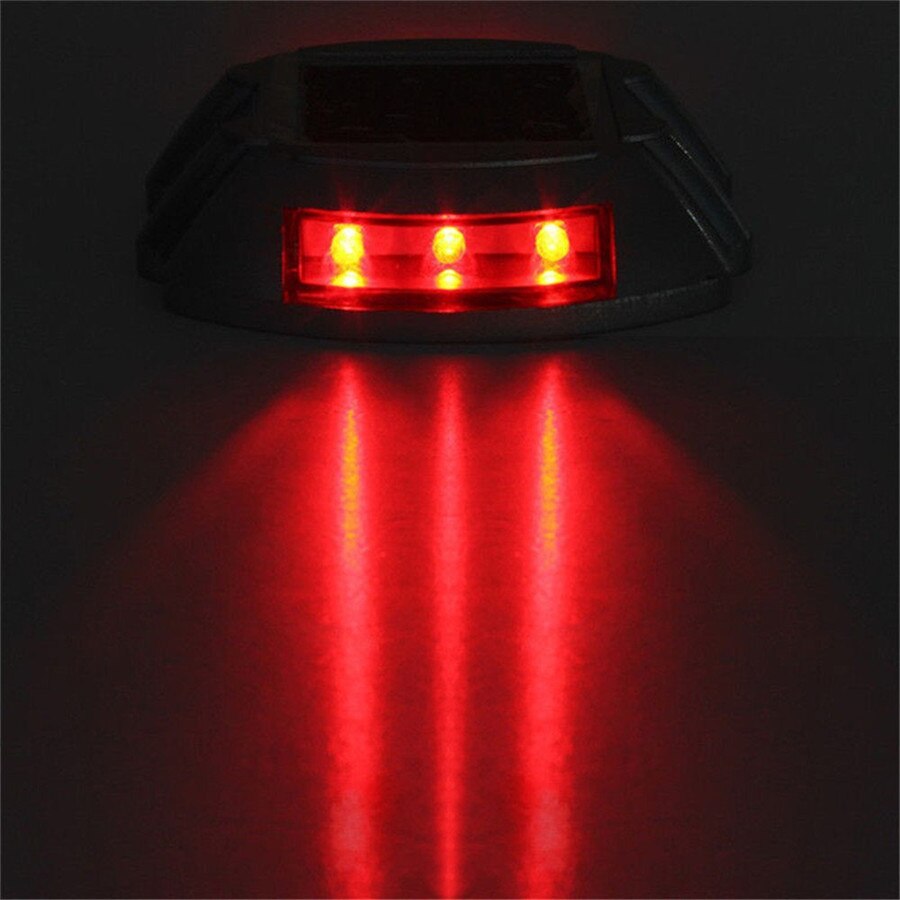 Luci solari per vialetto lampade per Dock solari lampada da esterno impermeabile per esterni lampada da passeggio per giardino passerella sul lago: Red / 3PCS