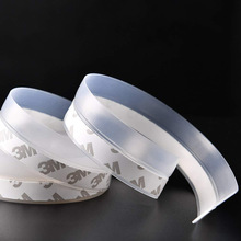 1 Meter/roll Self adhesive 3M Glue Door Window Draught strip Dust Insect Seal Strip Silicone bottom Soundproofing Weatherstrip
